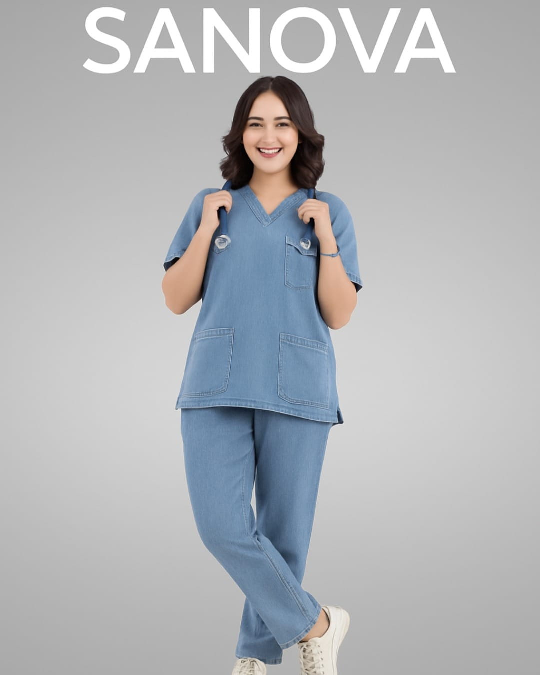 Classic V-Neck Scrubs